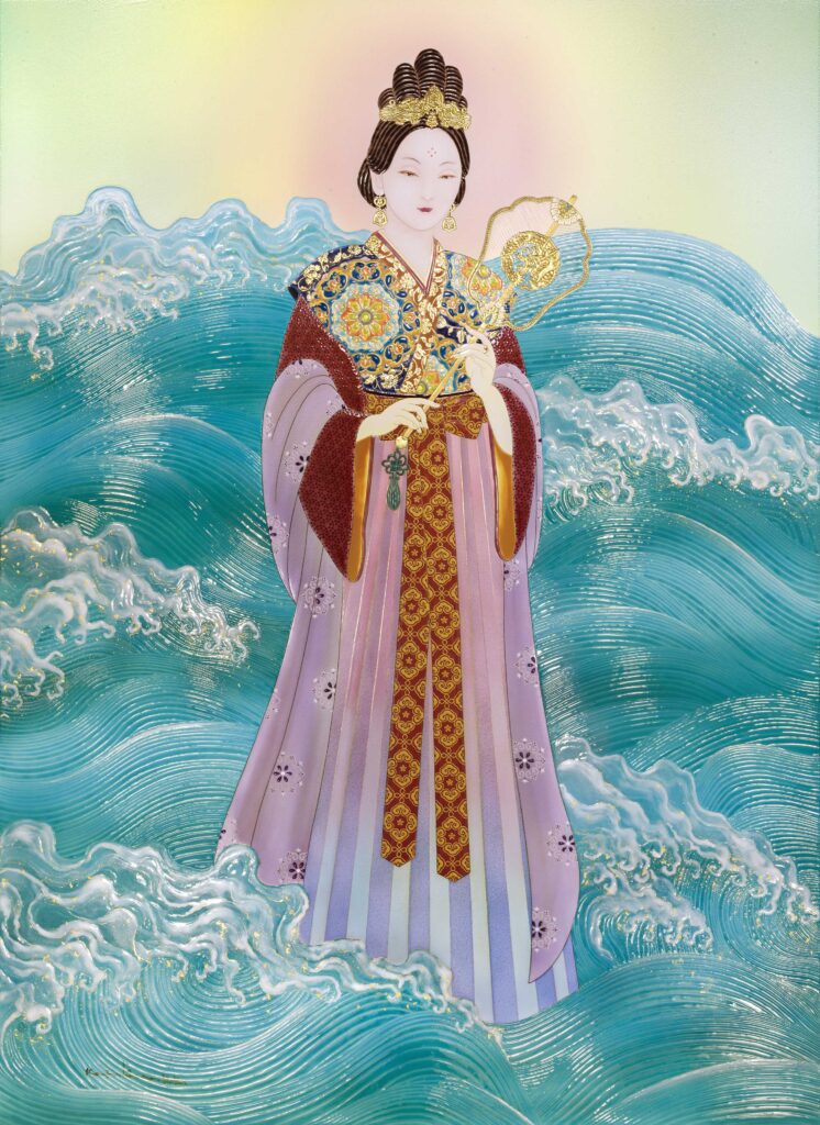 陶彩画『イチキシマヒメ』
